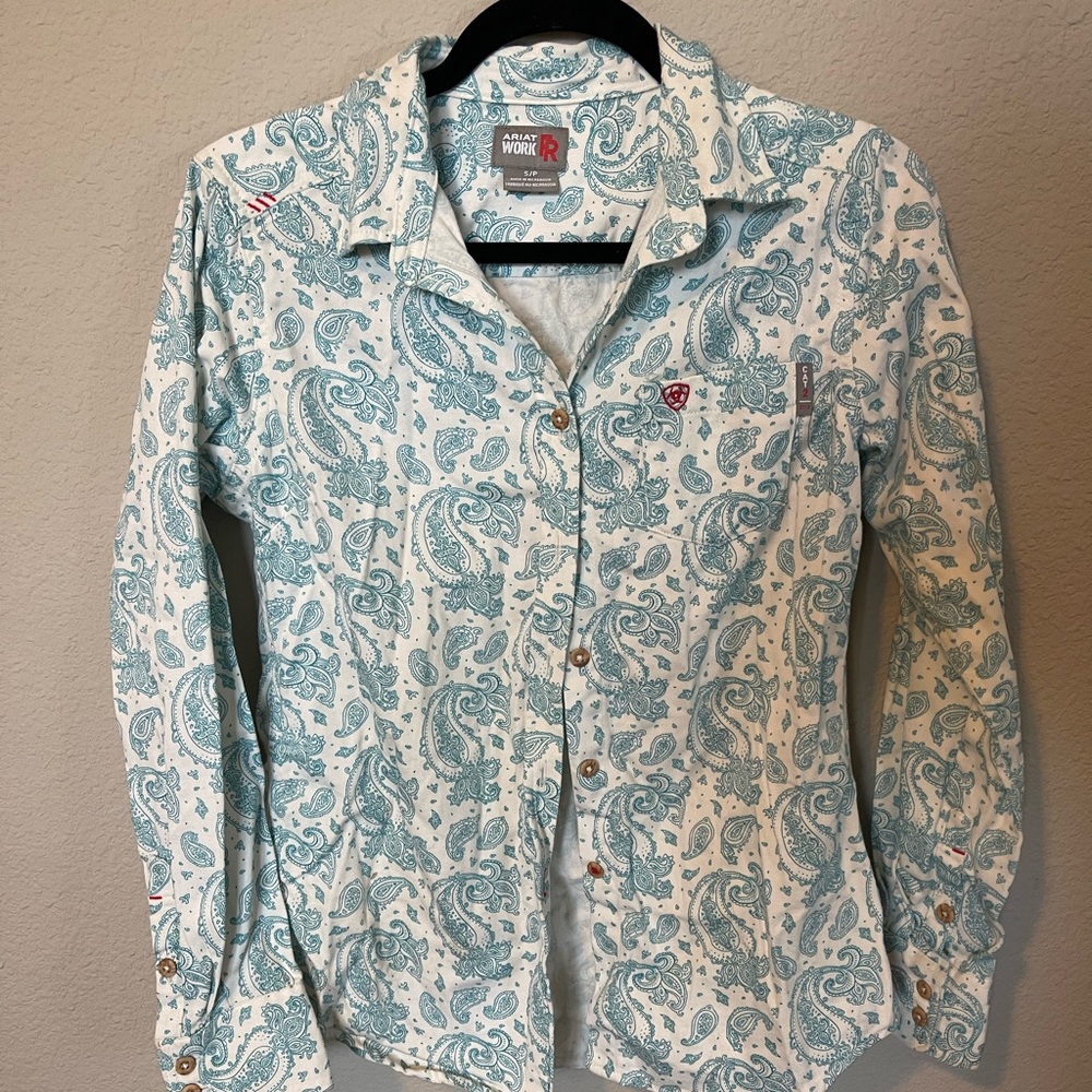 Ariat work shirt/ FR